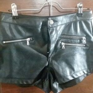 Pleather Booty Shorts!